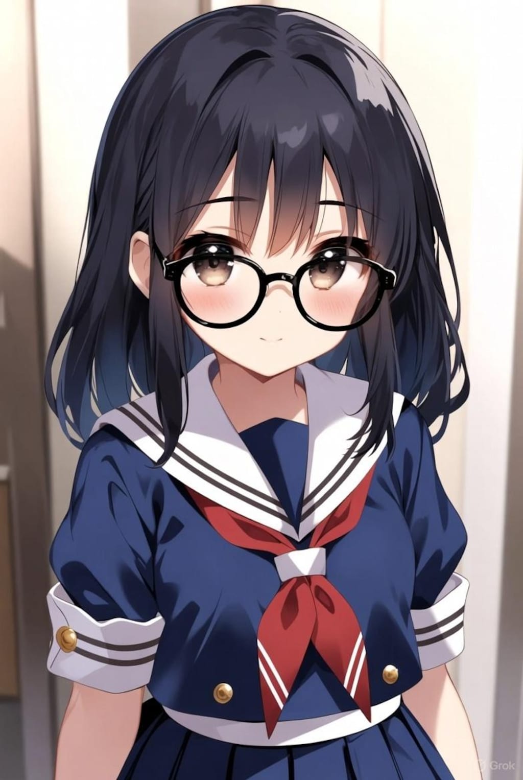 癖メガネっ娘少女