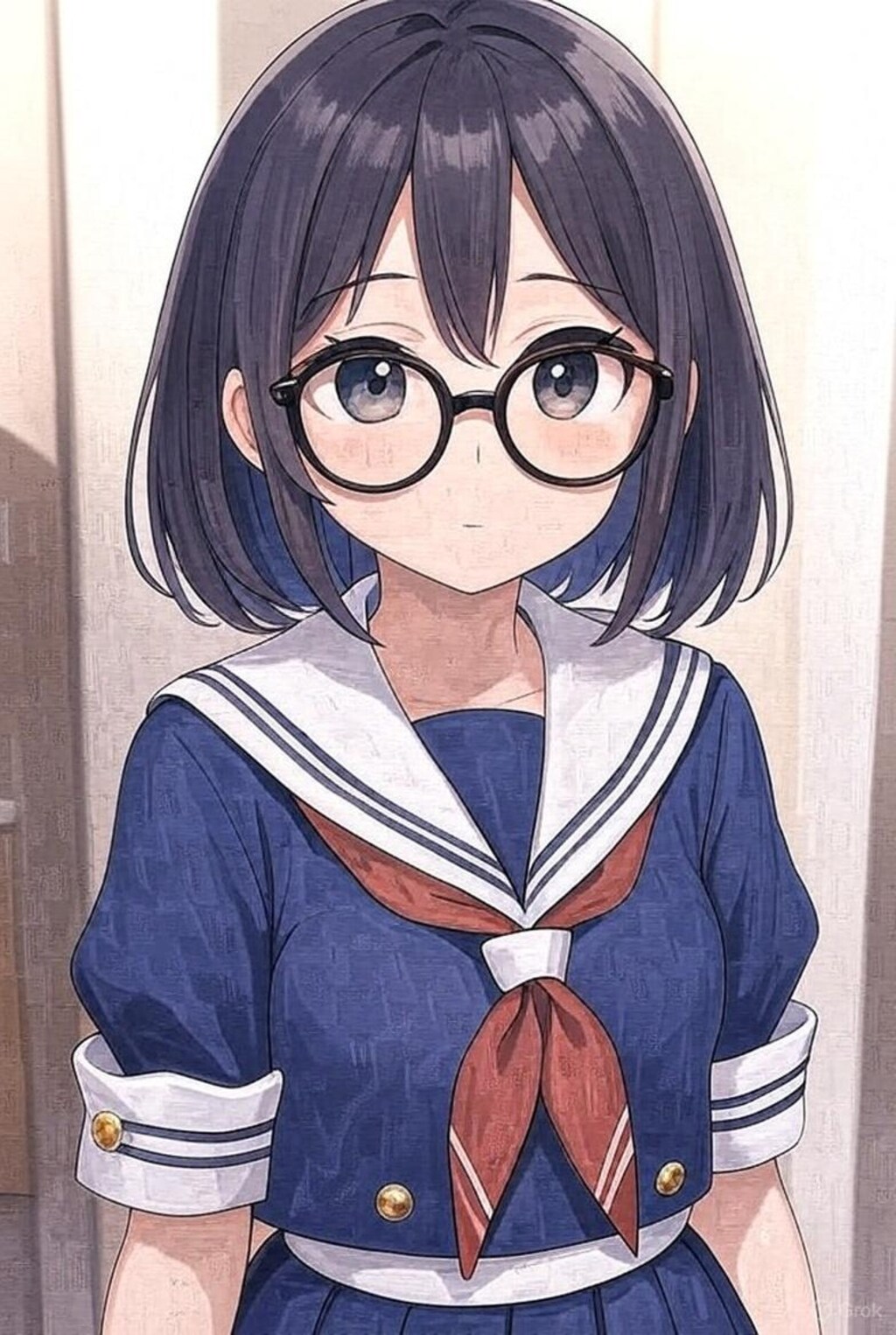 癖メガネっ娘少女