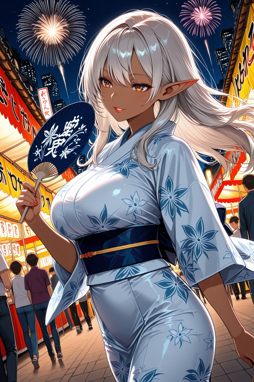 うちのダークエルフさんの夏コーデ