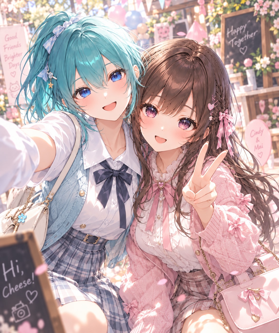 シンディちゃんと、はいチーズ📸✨ | の人気AIイラスト・グラビア