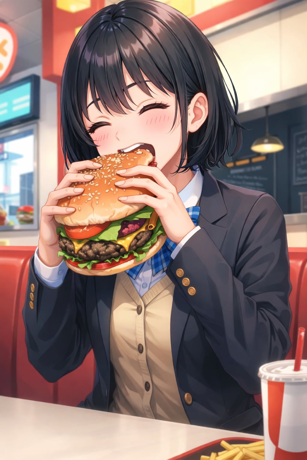 ハンバーガー女子