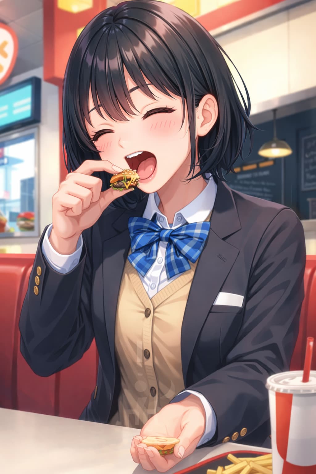 ハンバーガー女子
