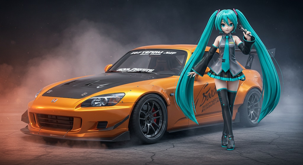 初音ミクとS2000