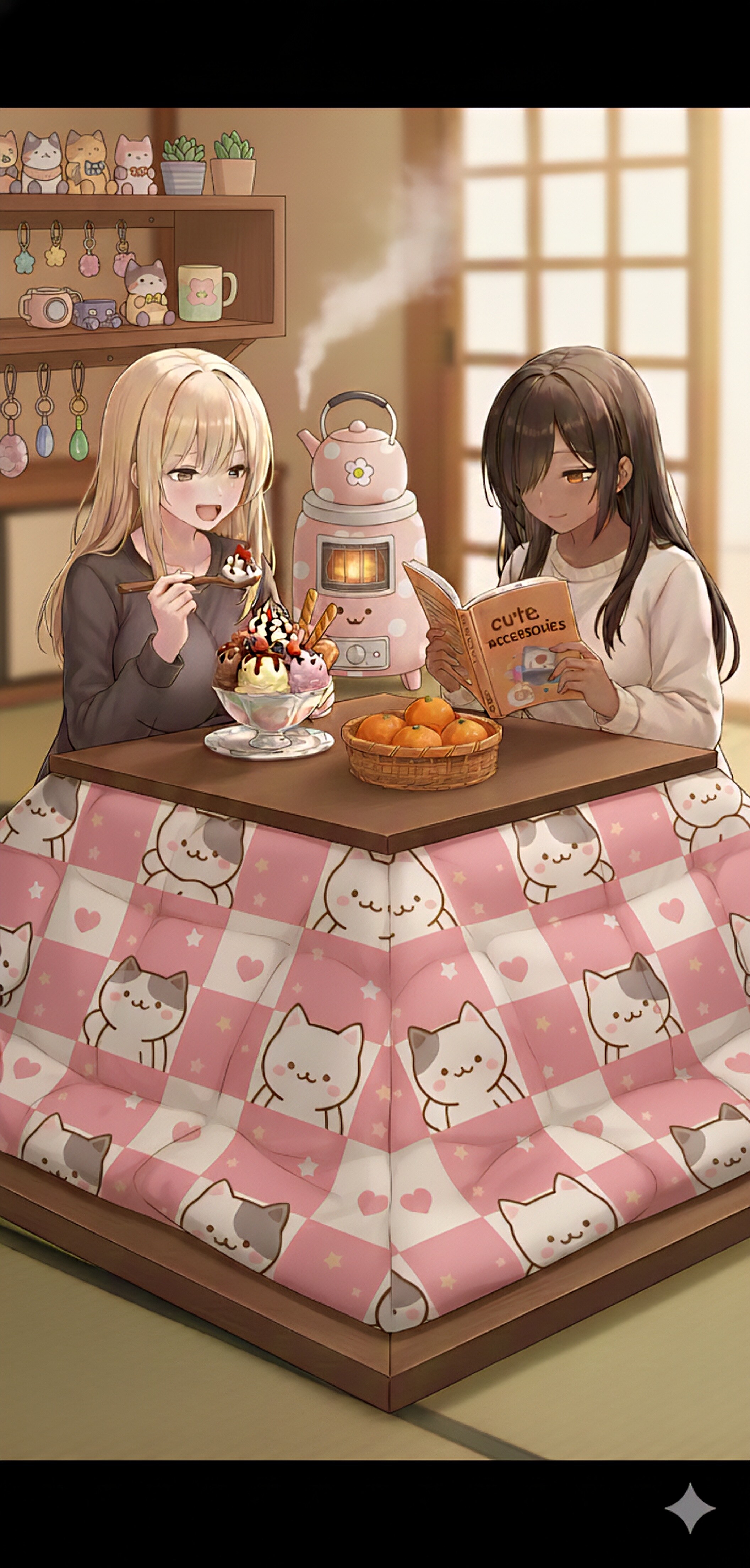 こたつでアイス | の人気AIイラスト・グラビア