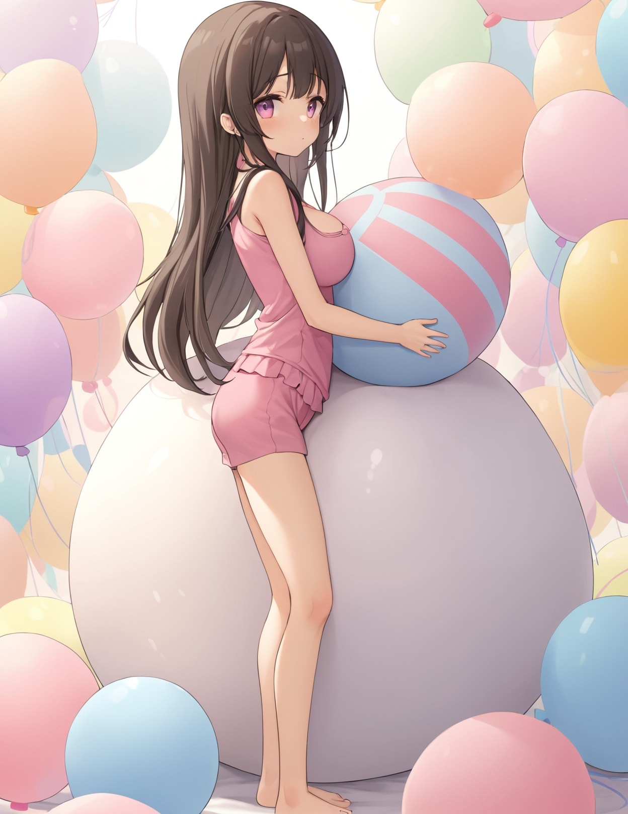 白色風船 | の人気AIイラスト・グラビア