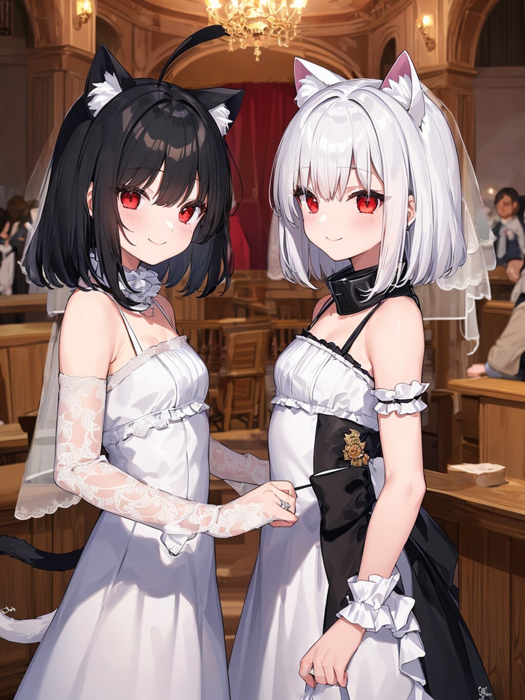 うちの子姉妹のウェディング