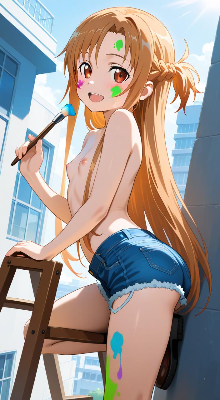 ペイントアート　アスナ