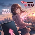 スワイプされガール 3枚目