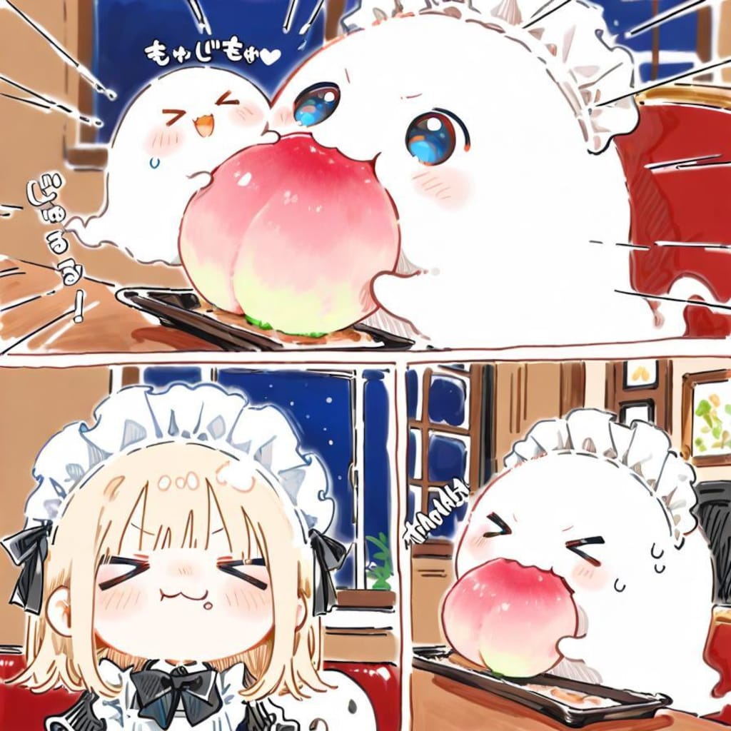 もももも…とおジャンボ桃を食す🍑