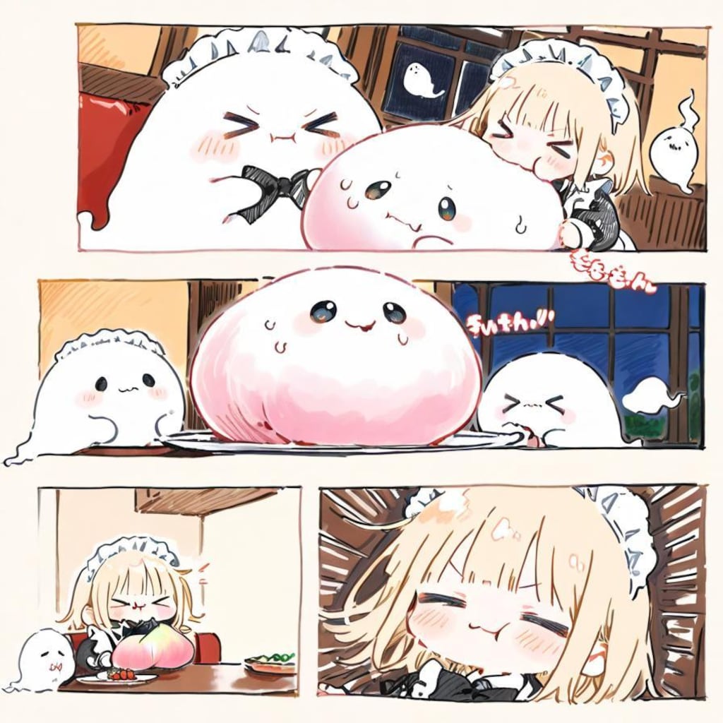 もももも…とおジャンボ桃を食す🍑