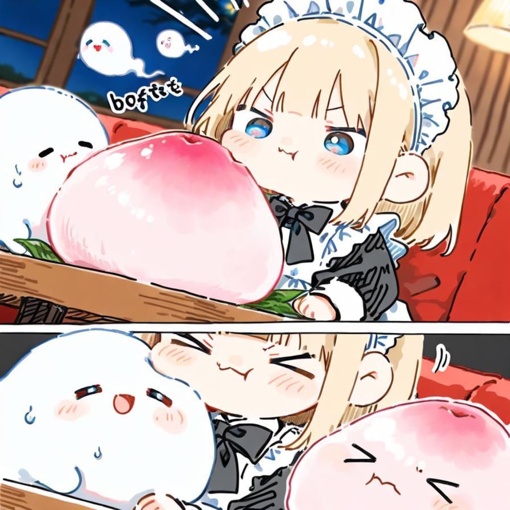 もももも…とおジャンボ桃を食す🍑