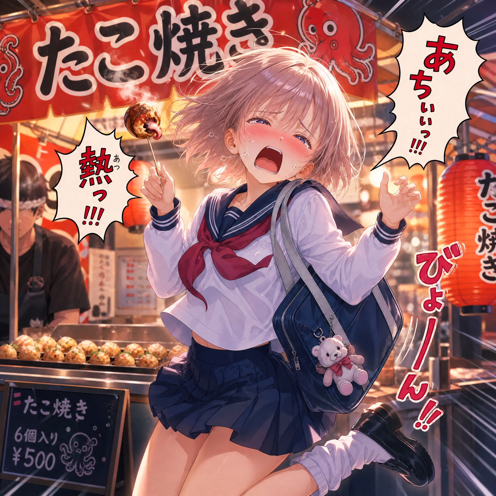 TRICKちゃんは火傷する