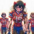 🏈泥まみれの女子アメフト 144 8枚目