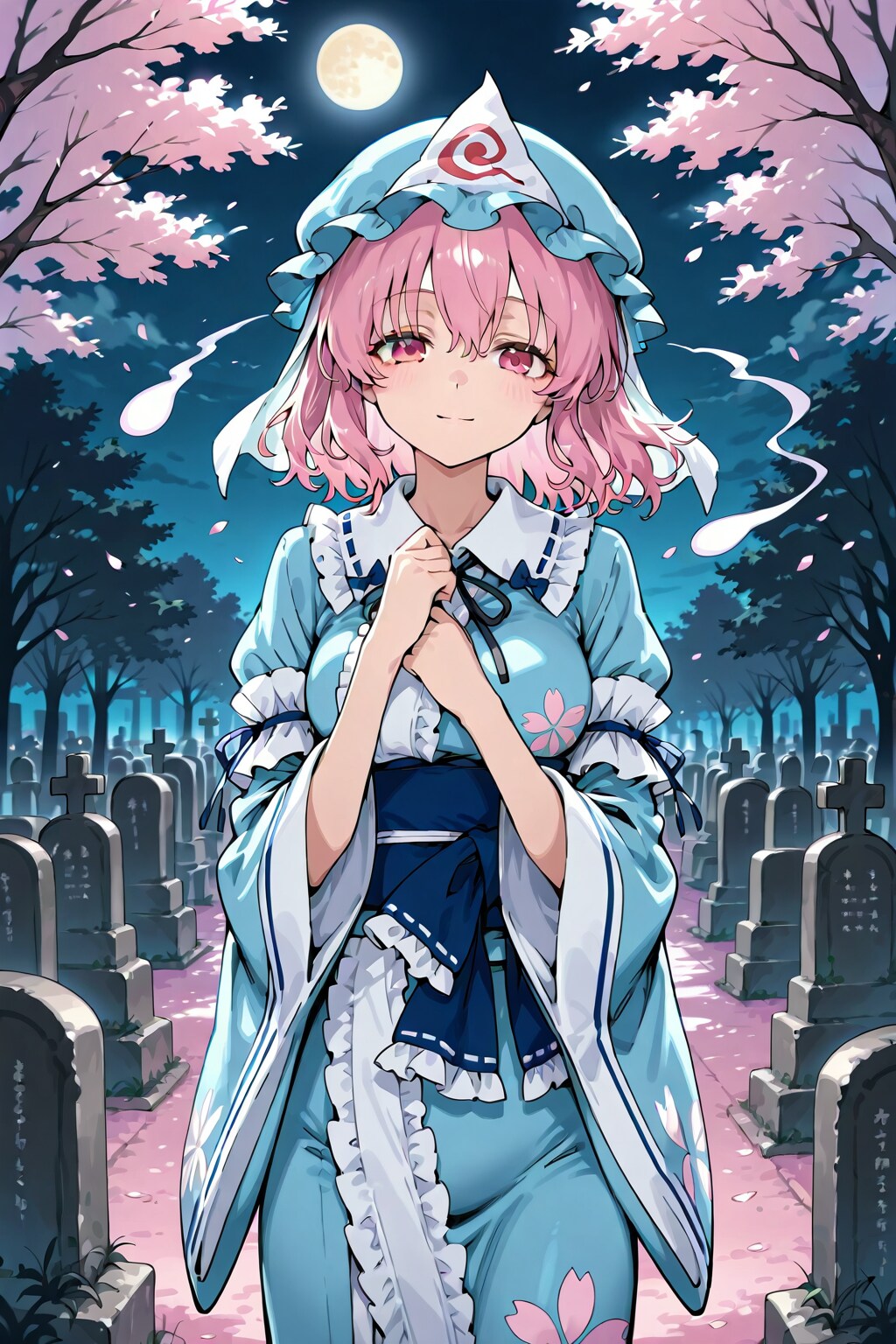 西行寺幽々子 | の人気AIイラスト・グラビア