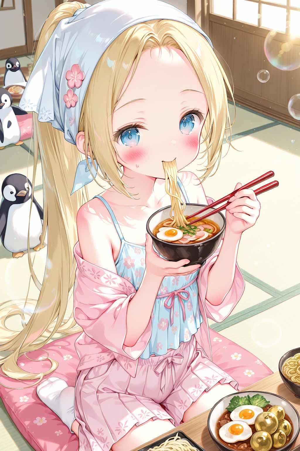 Frokosten var tsukemen (nudler til at dyppe)♡　（お昼はつけ麺♡）