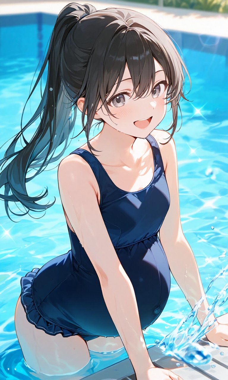 子供っぽい水着