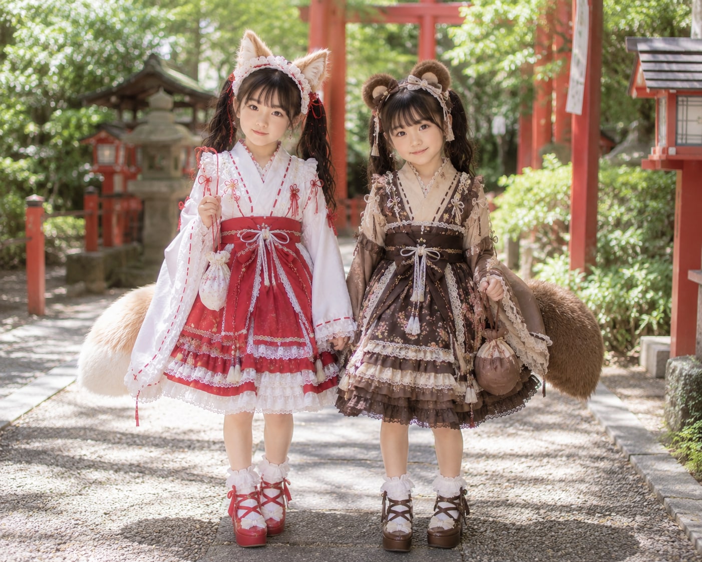 狐様と狸様