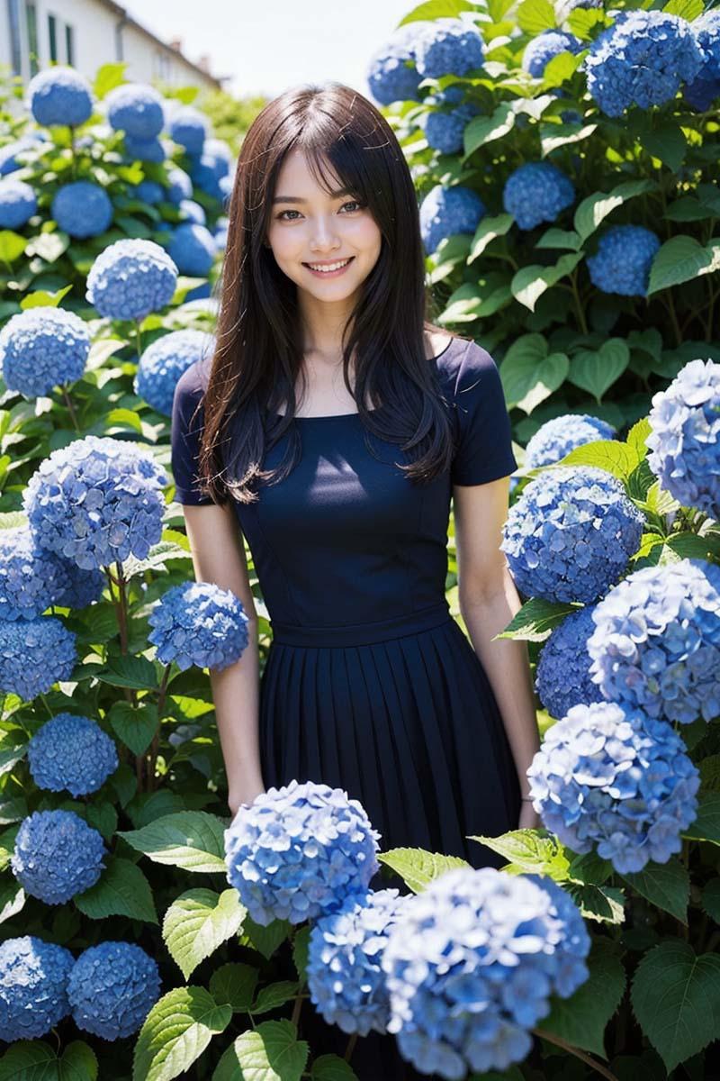 このきれいな青色は