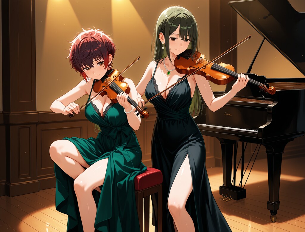 若妻たちのヴァイオリンデュオ【流夏×琴乃】