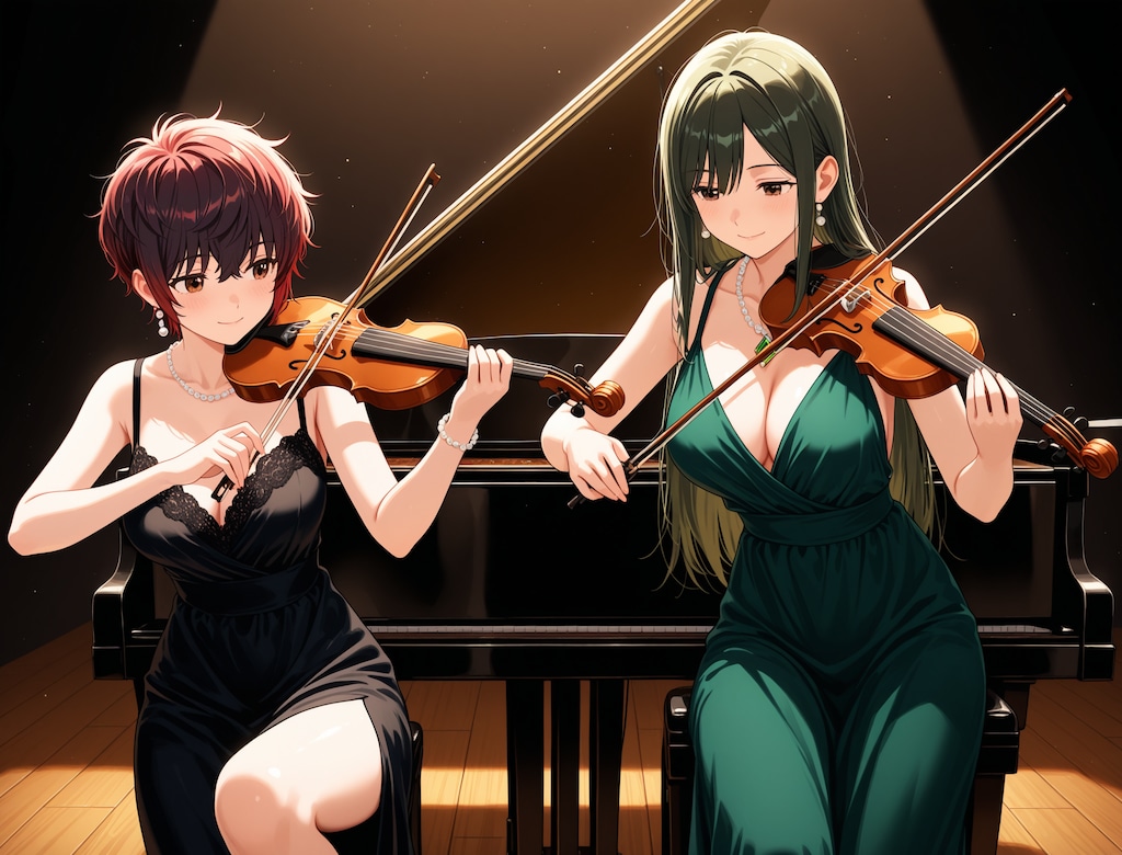 若妻たちのヴァイオリンデュオ【流夏×琴乃】