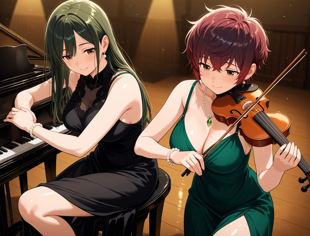 若妻たちのヴァイオリンデュオ【流夏×琴乃】