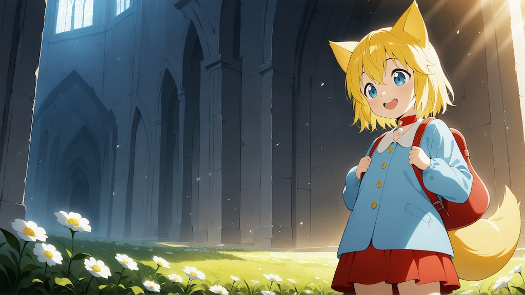 お気に入りのリュックを背負ってまだ見ぬ景色を探しに街の路地をあちらへこちらへと歩き回っていたらいつの間にか人の気配が遠のき見上げるほど大きな古い修道院…