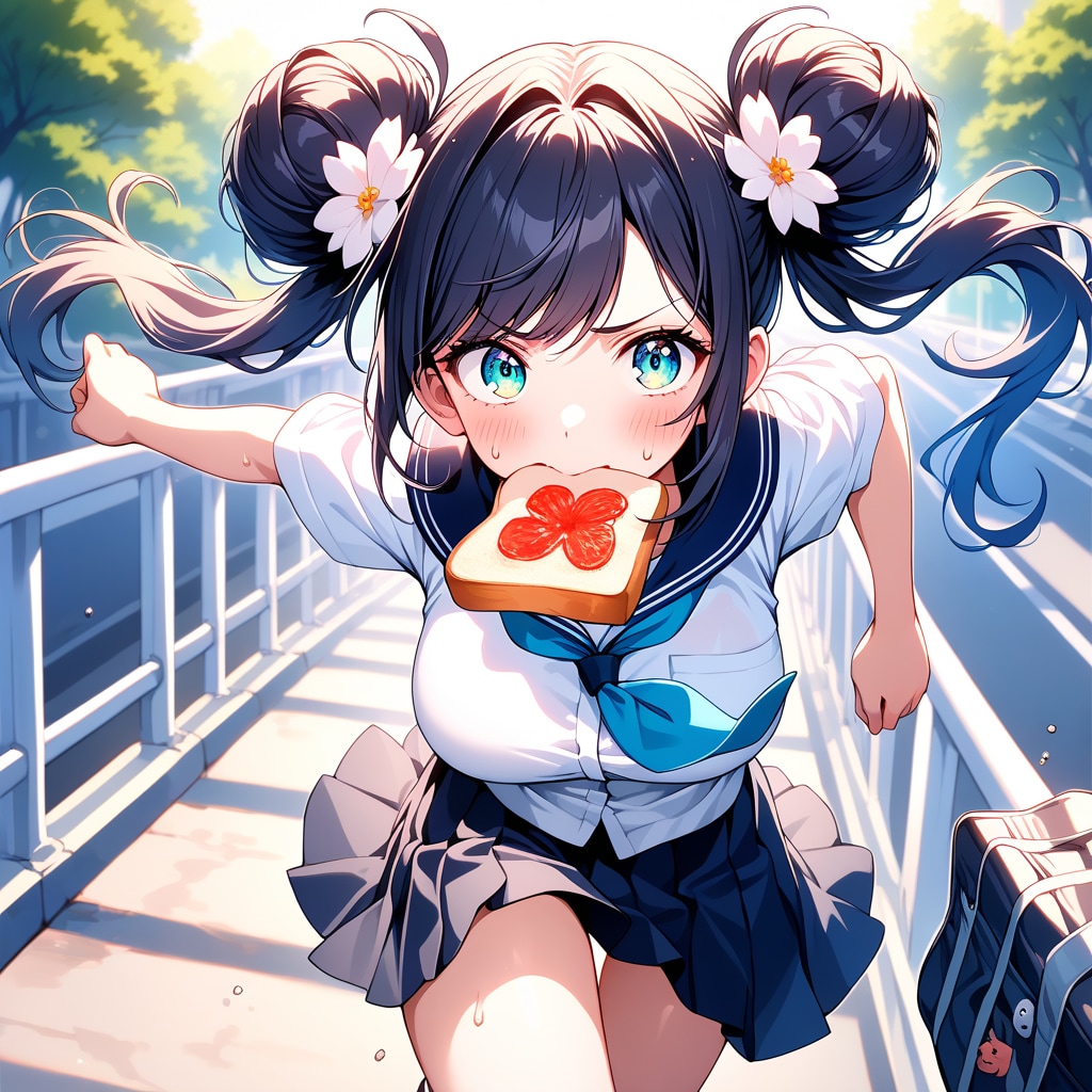 うちの子たちと朝の1コマ