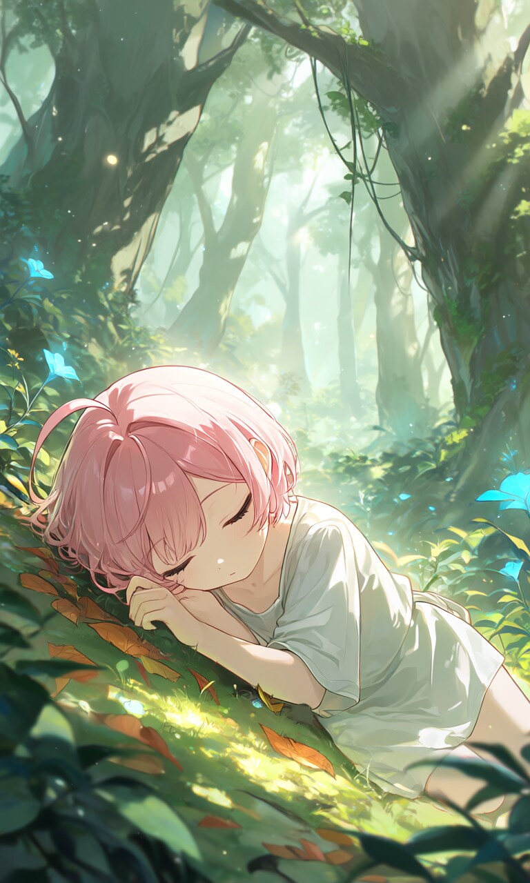 森で睡眠 | の人気AIイラスト・グラビア