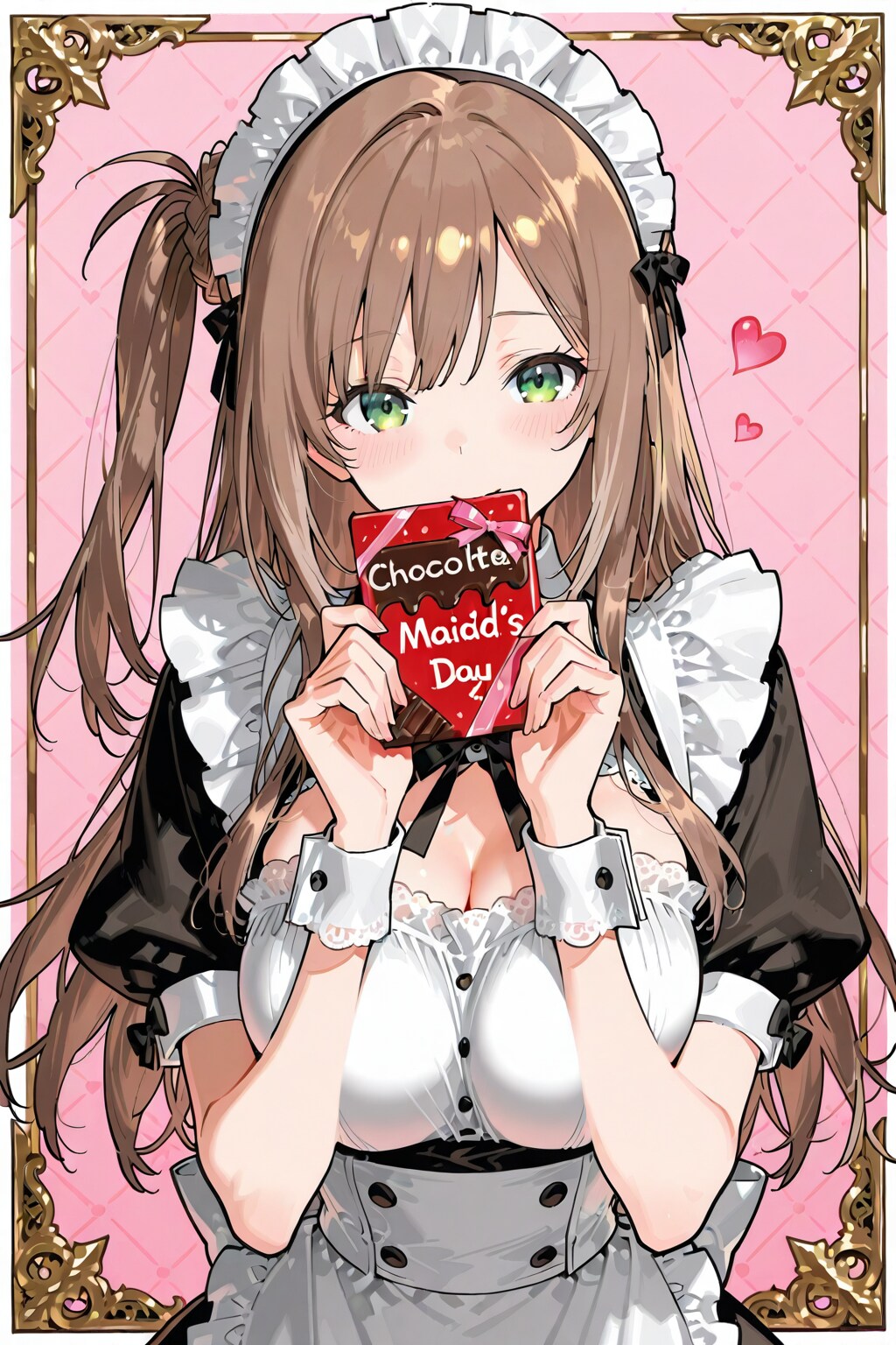 💗バレンタインメイド💗 | の人気AIイラスト・グラビア