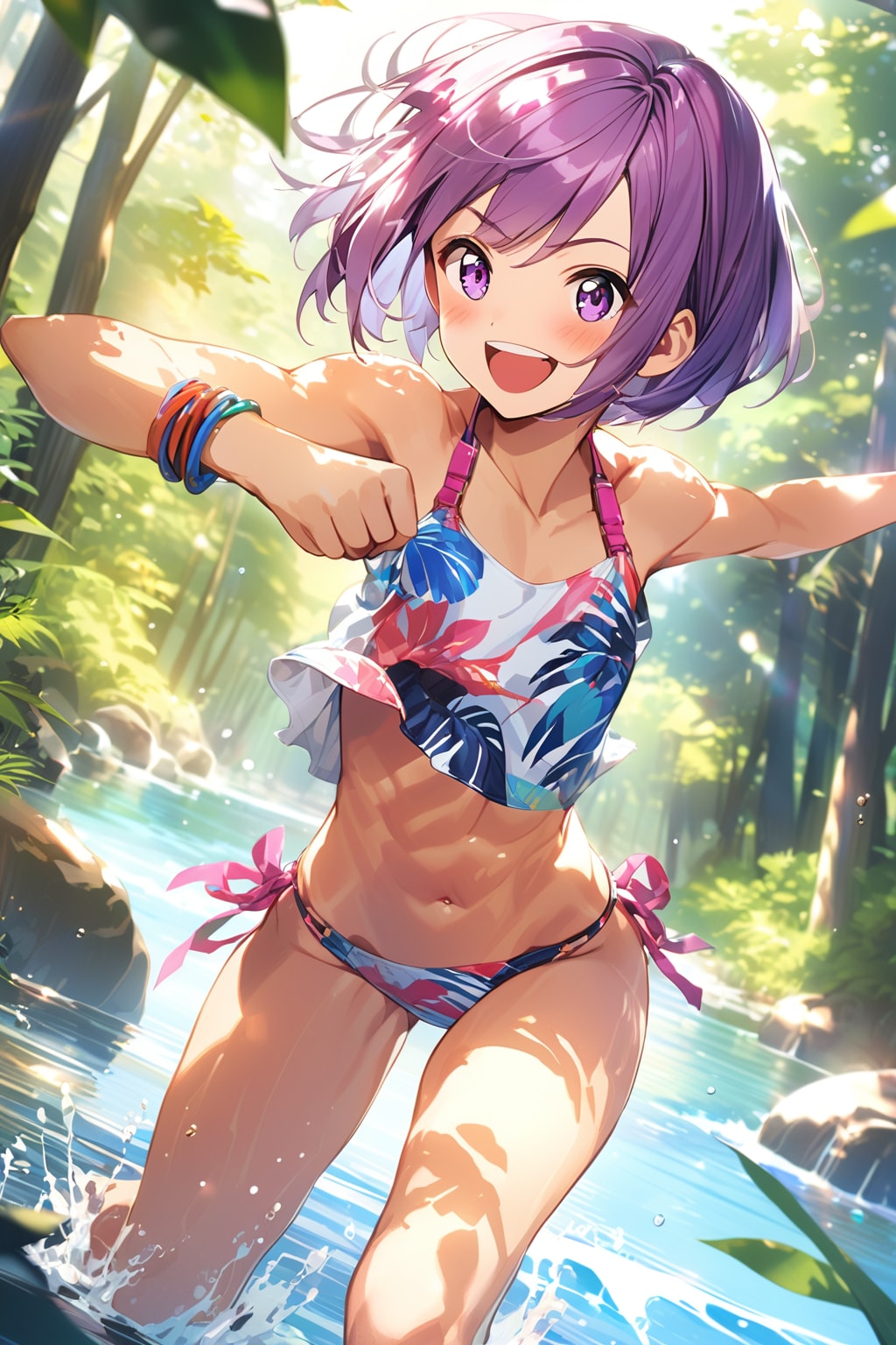 川遊び企画のアキラくん