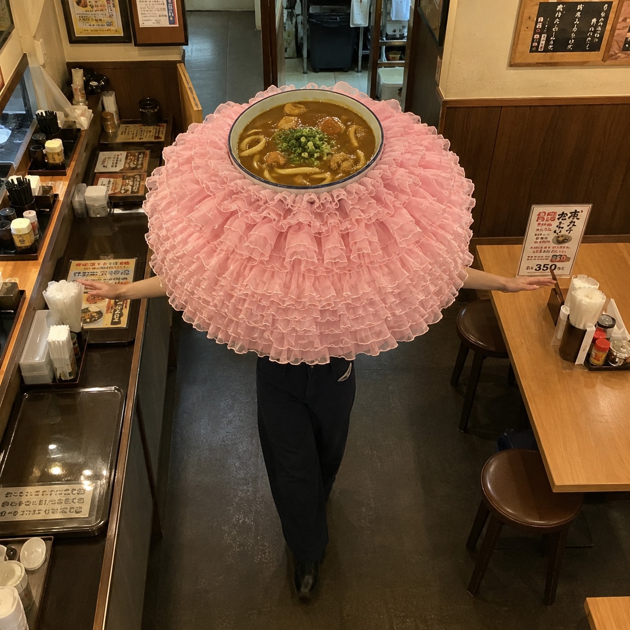 カレーうどん姫のお出ましよ