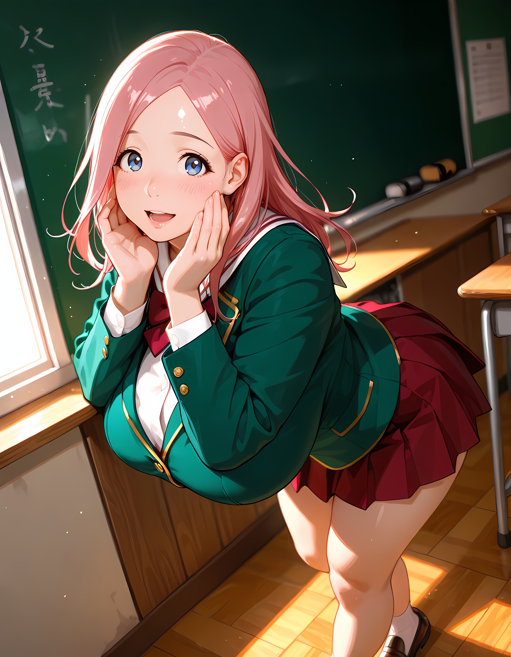 【おくさん】JK時代の沖田恭子さん（妄想） | の人気AIイラスト・グラビア