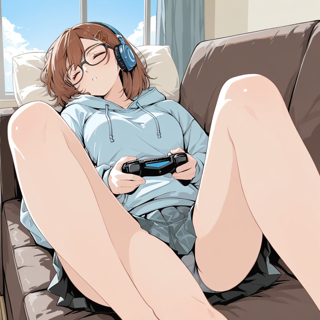 ゲームしながら寝落ち(ちょっと失敗)
