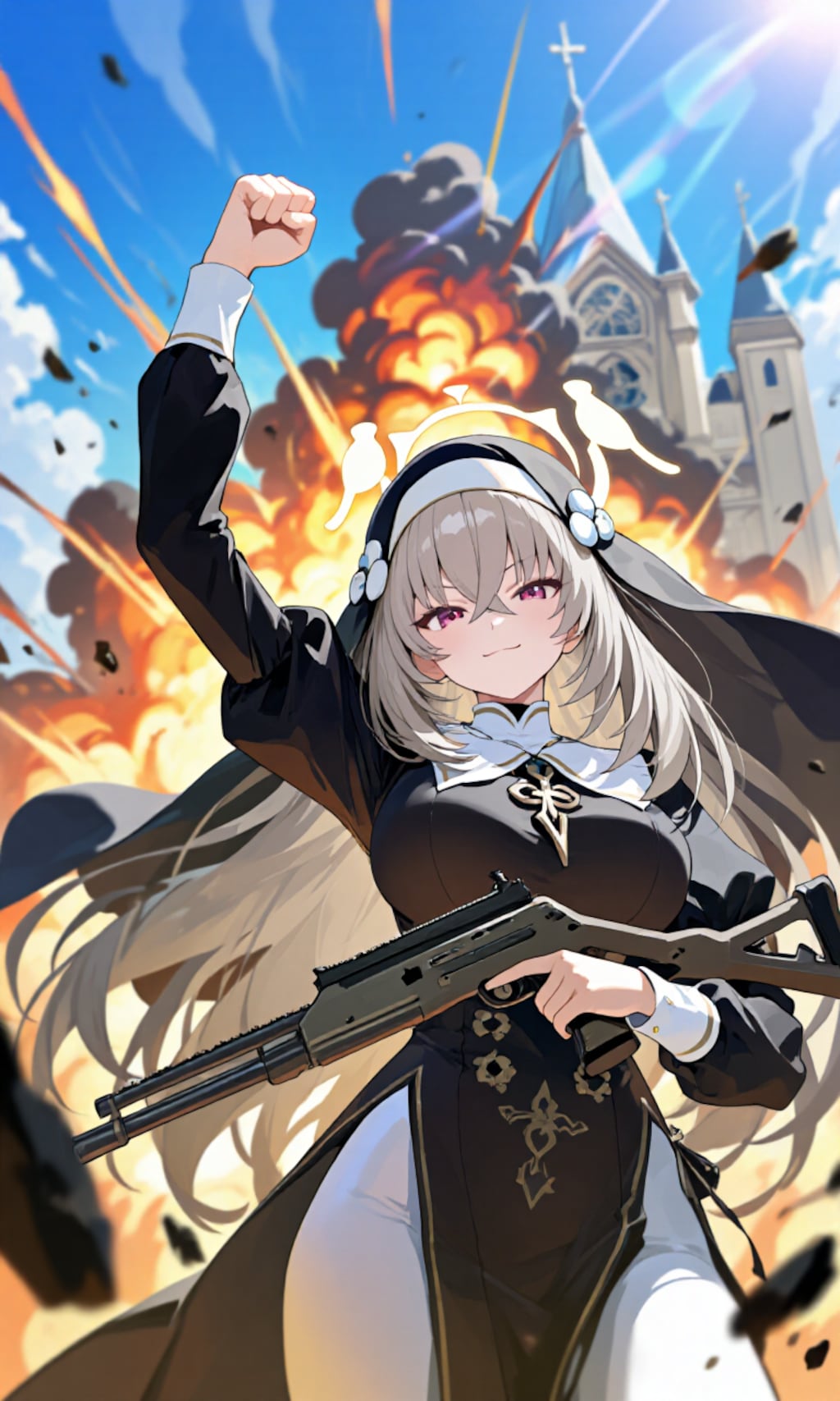 銃器修道女　やったぜ！