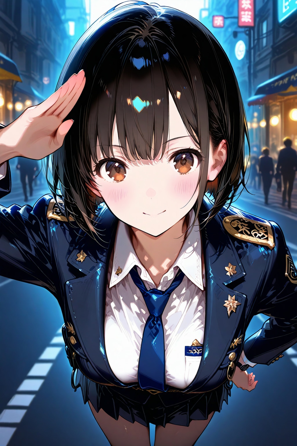 GRIPHONで婦警さん　250724 | の人気AIイラスト・グラビア