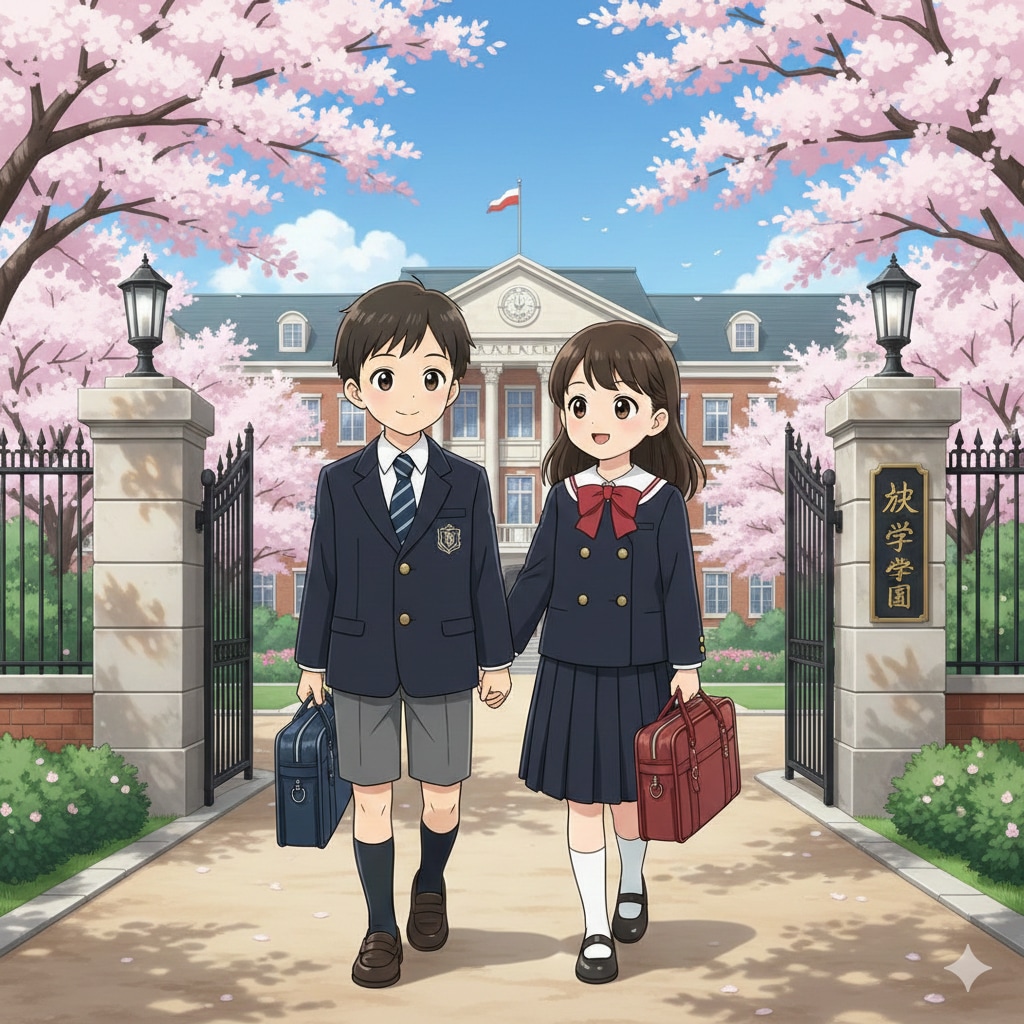 有名私立名門小学生