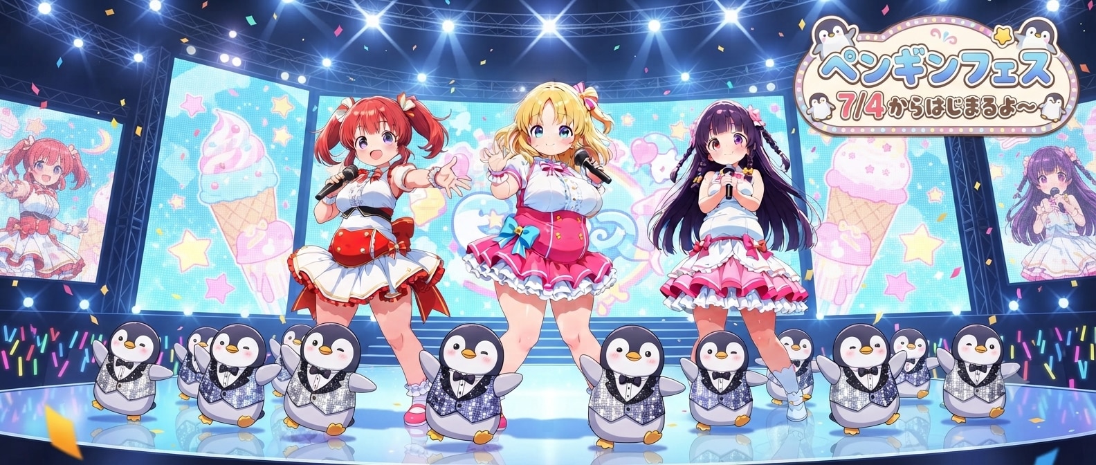 ペンギンフェスは7/4から🐧〜オンステージ編〜
