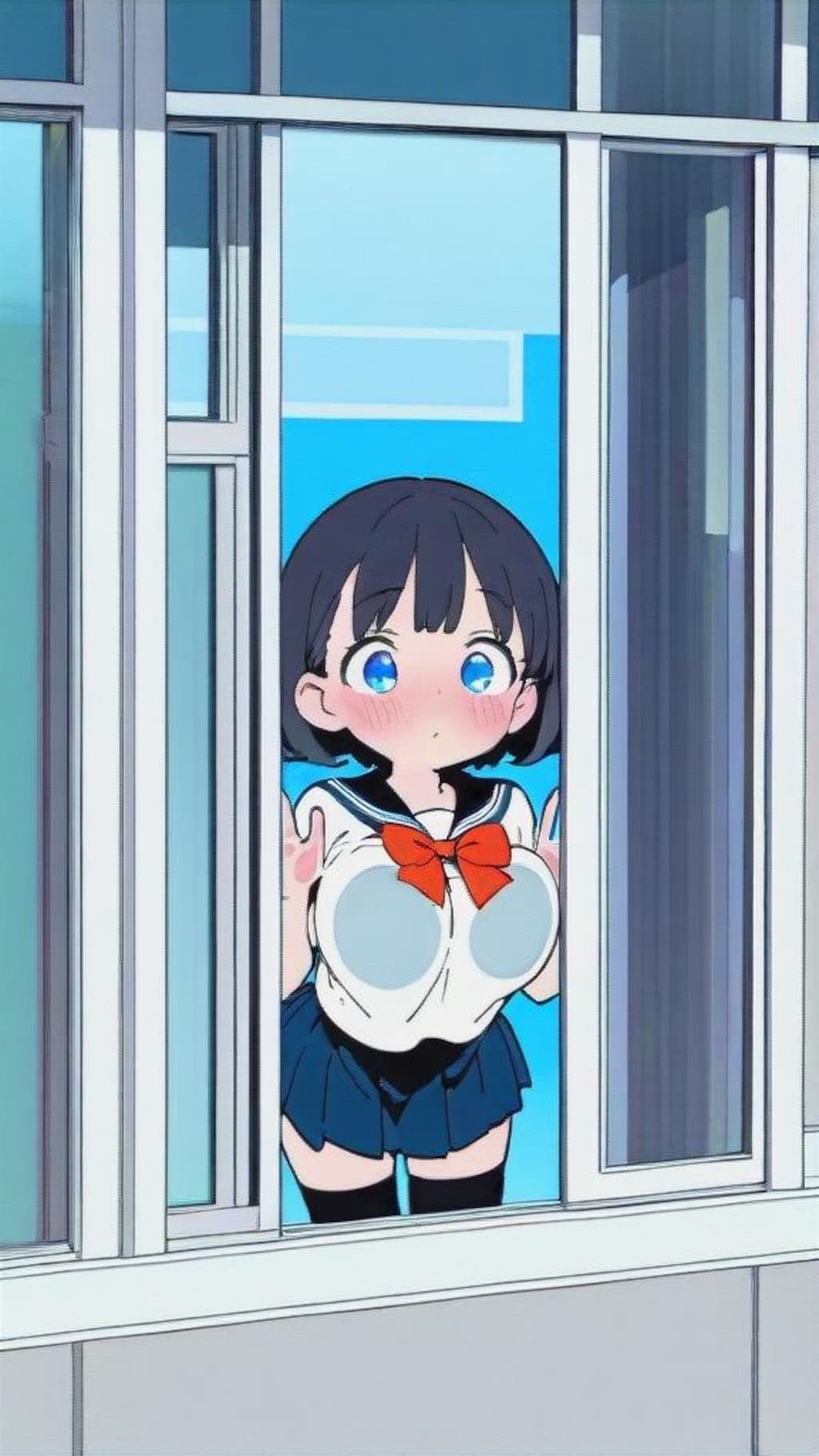 のぞきこむ