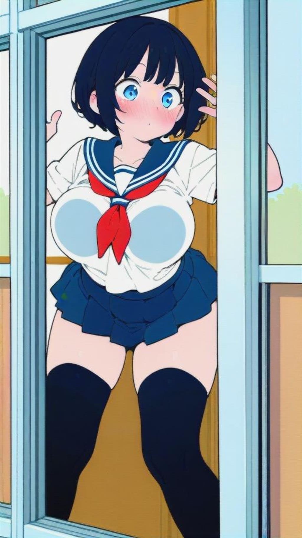 のぞきこむ