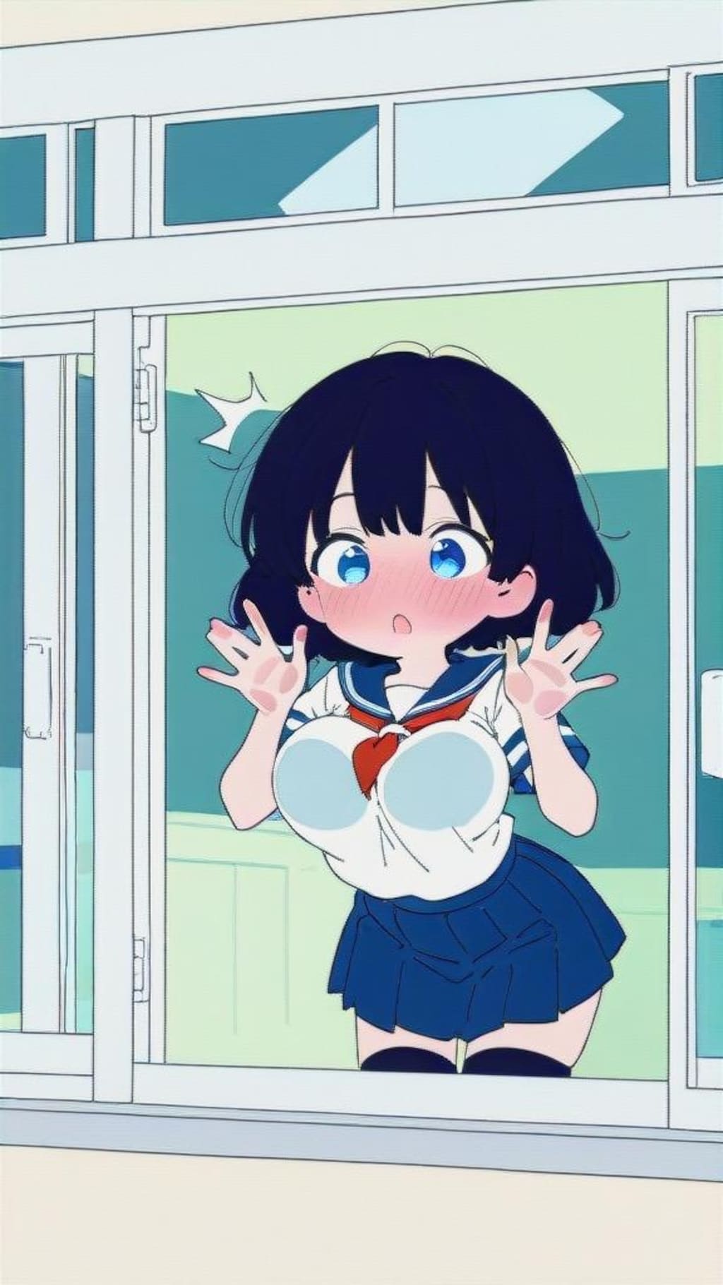 のぞきこむ