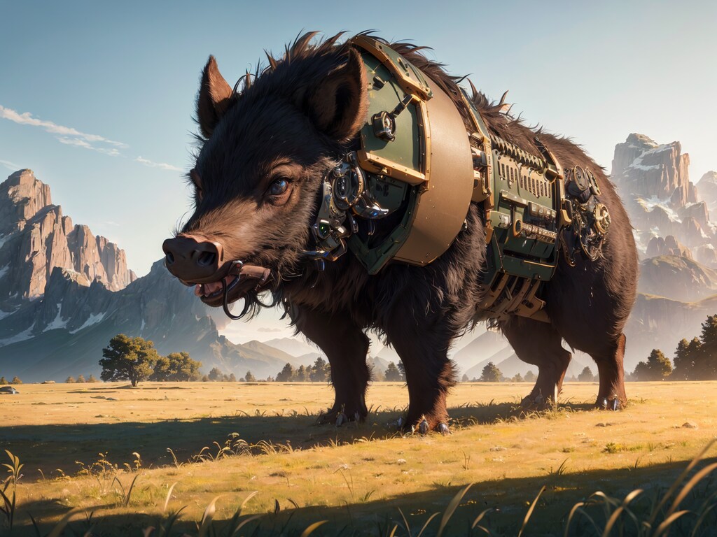 機械仕掛けの猪 その①