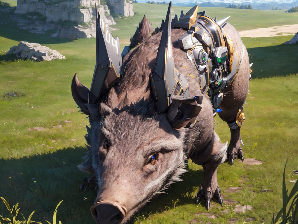 機械仕掛けの猪 その①