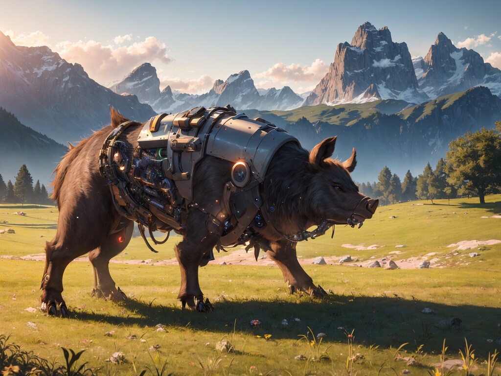 機械仕掛けの猪 その①