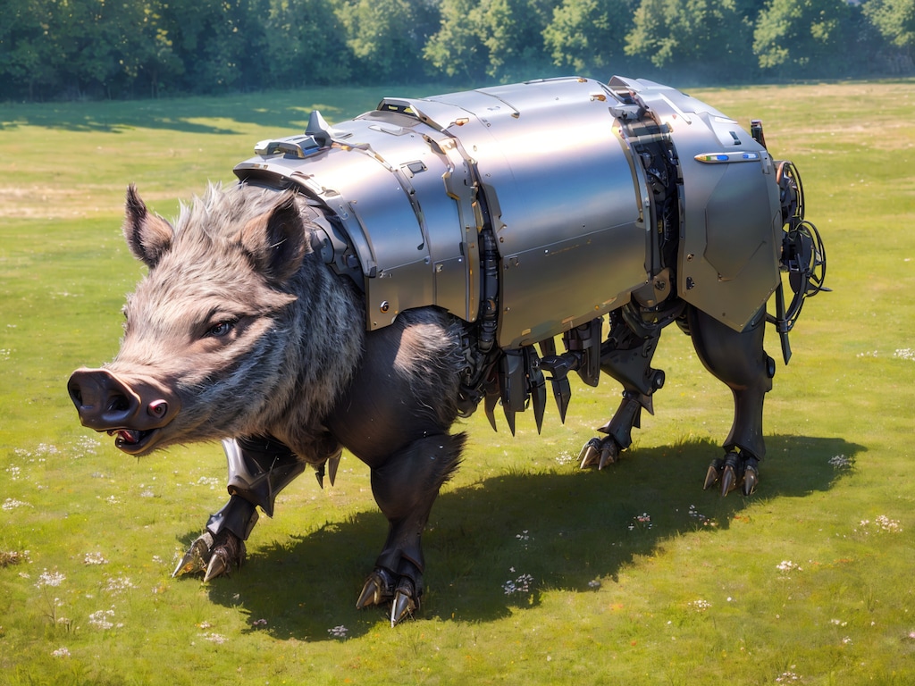 機械仕掛けの猪 その①