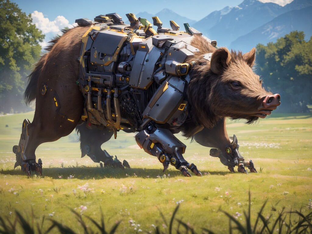 機械仕掛けの猪 その①