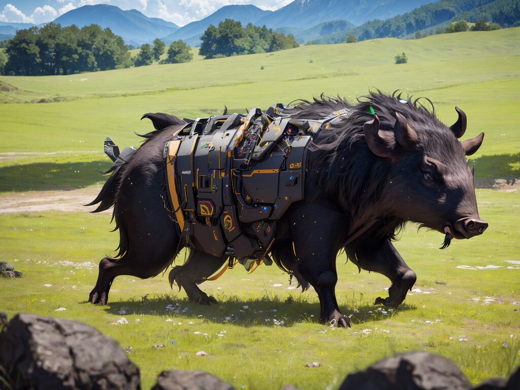 機械仕掛けの猪 その①