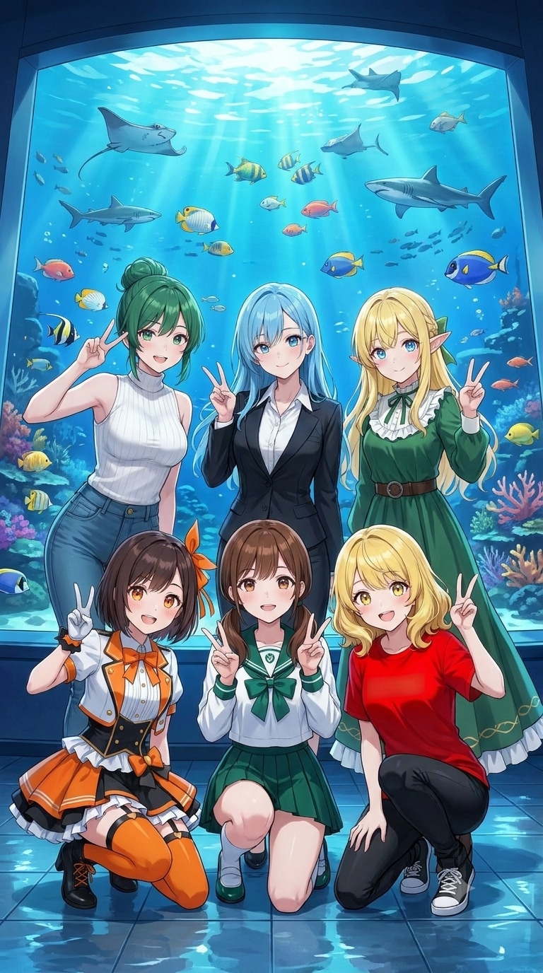 【ツーショット歓迎】うちの子6人＋サブキャラ