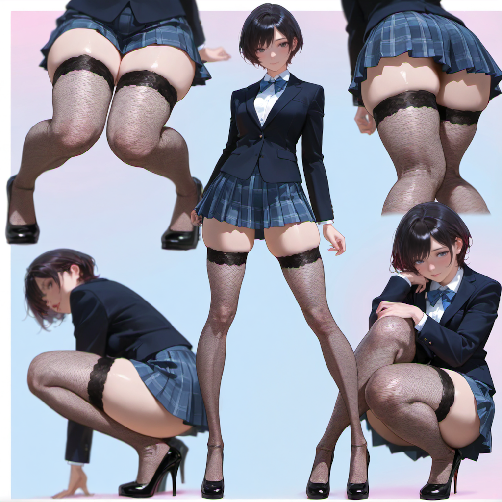 絶対領域おかわり自由　ミニスカ版