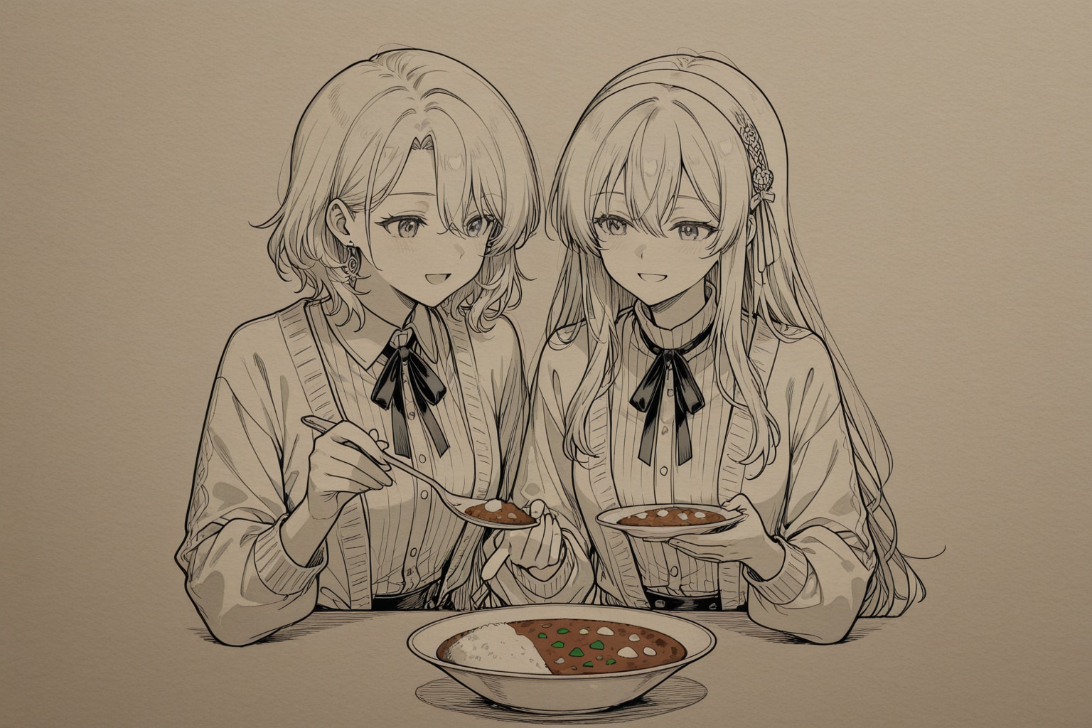 分かち合い | の人気AIイラスト・グラビア