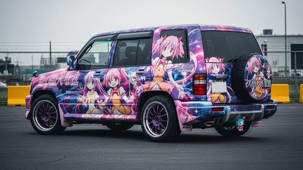 いすゞビッグホーンまどマギ痛車